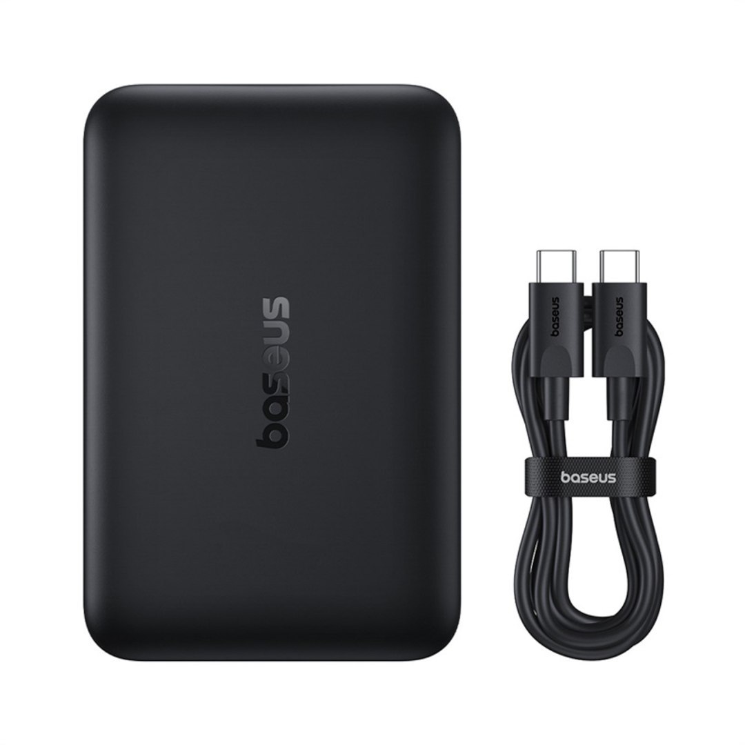 Powerbank 10000mAh 22.5W z kablem USB-C EnerFill FM11 Ultra-Mini MagSafe – czarny