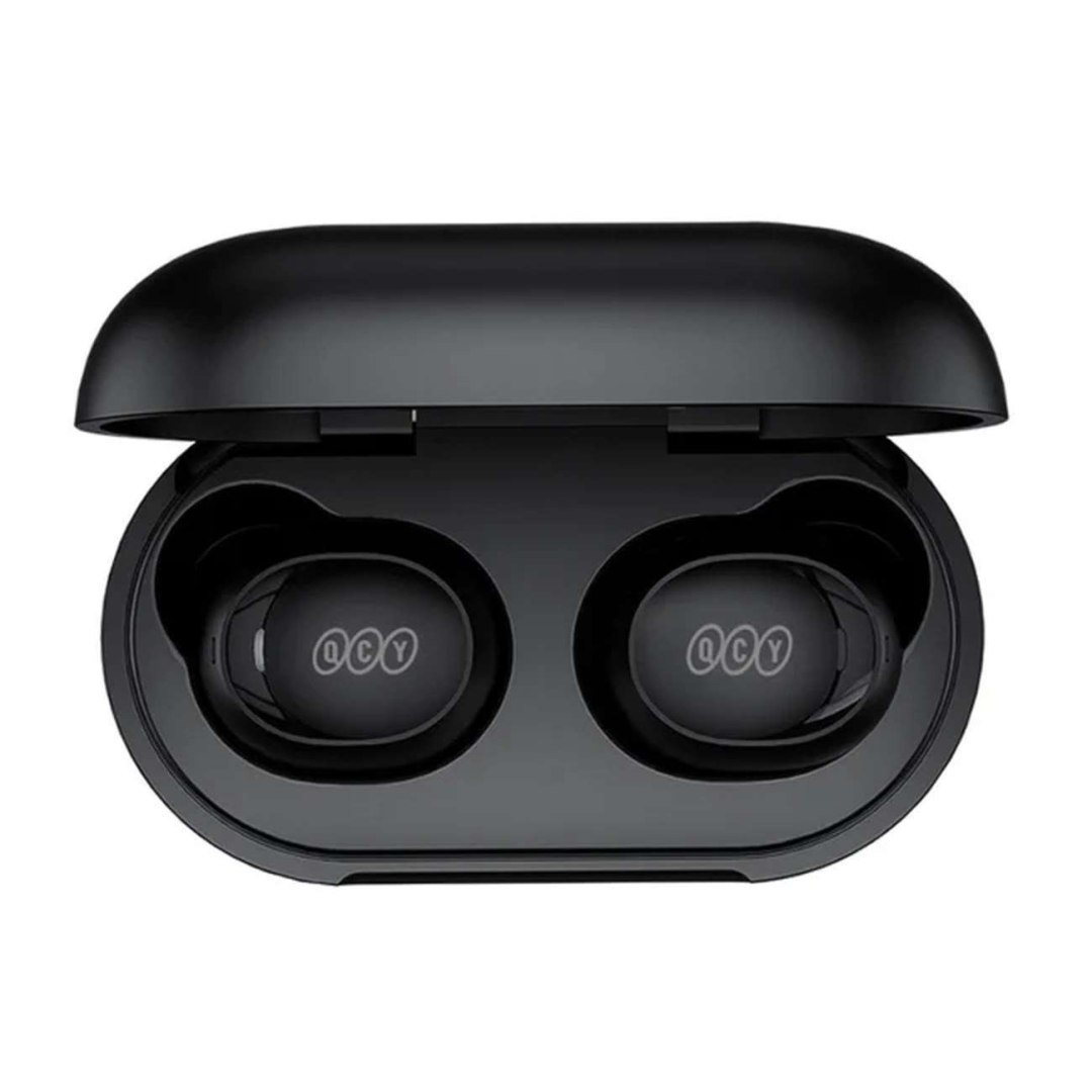 Słuchawki bezprzewodowe dokanałowe QCY T27 ArcBuds Lite TWS Bluetooth – czarne