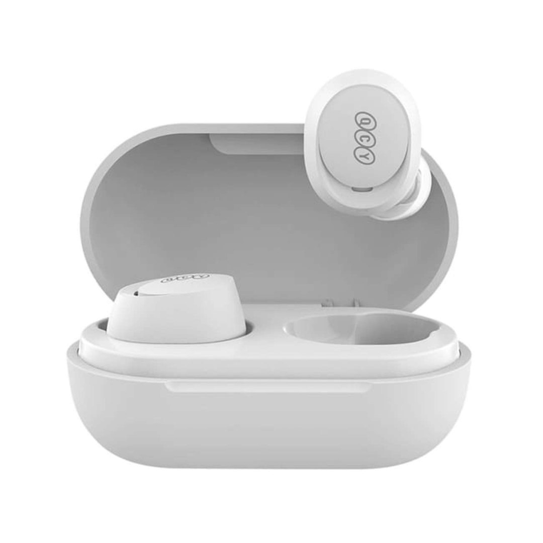 Słuchawki bezprzewodowe dokanałowe QCY T27 ArcBuds Lite TWS Bluetooth – białe