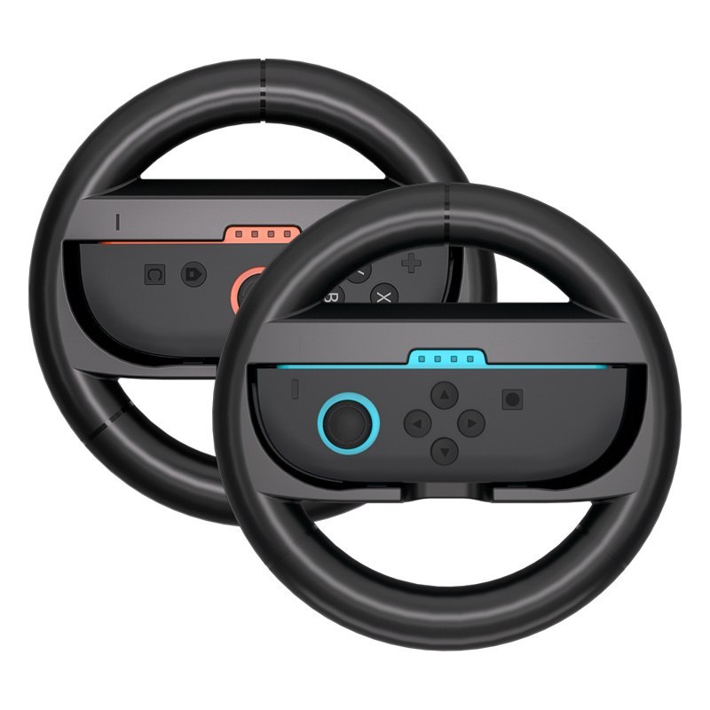 Kierownica wyścigowa do kontrolera Joy-Con Nintendo Switch 2 czarna – 2 szt.