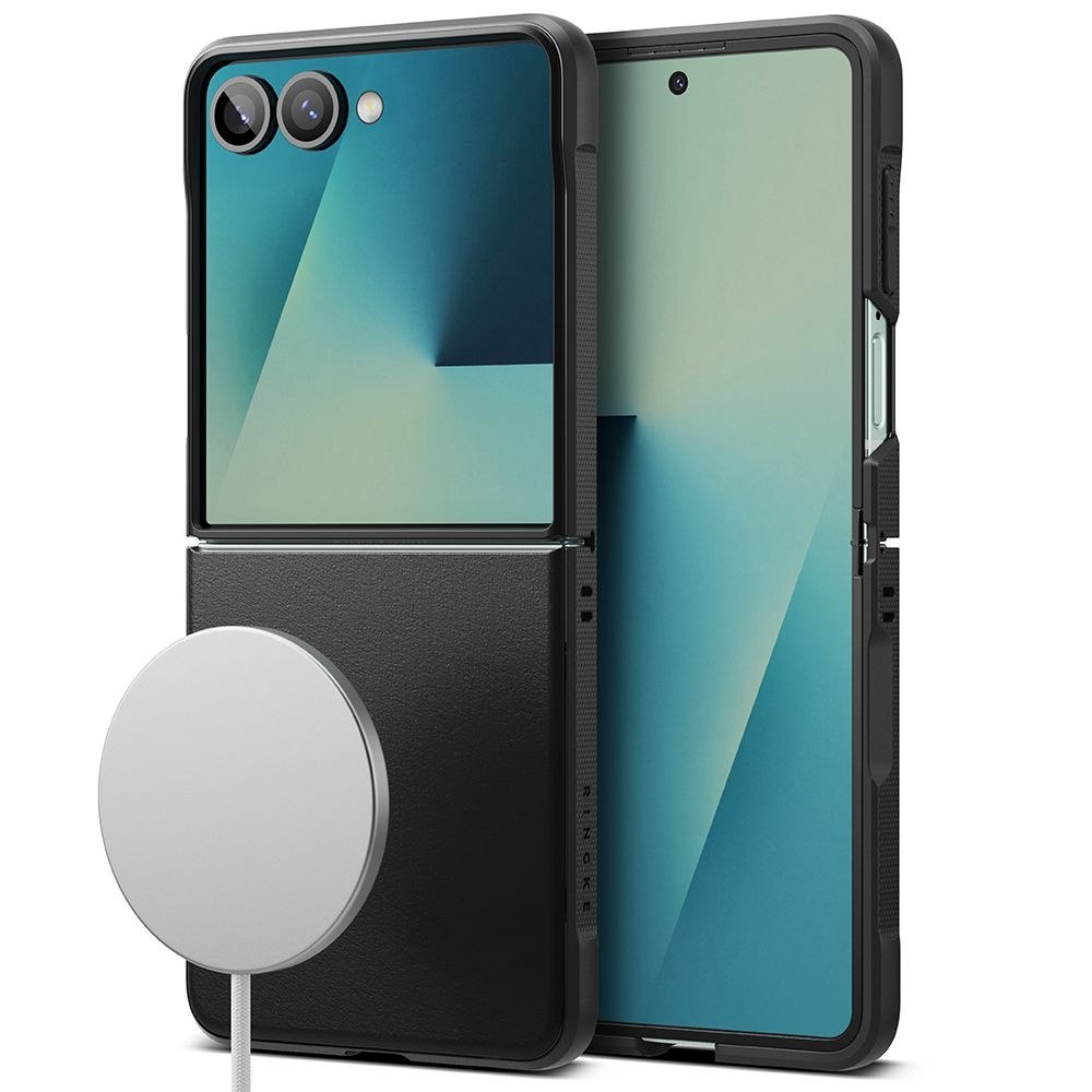 Etui na Samsung Galaxy Z Flip 7 Onyx Magnetic MagSafe – czarne Etui na Samsung Galaxy Z Flip 7 Onyx Magnetic MagSafe – czarne