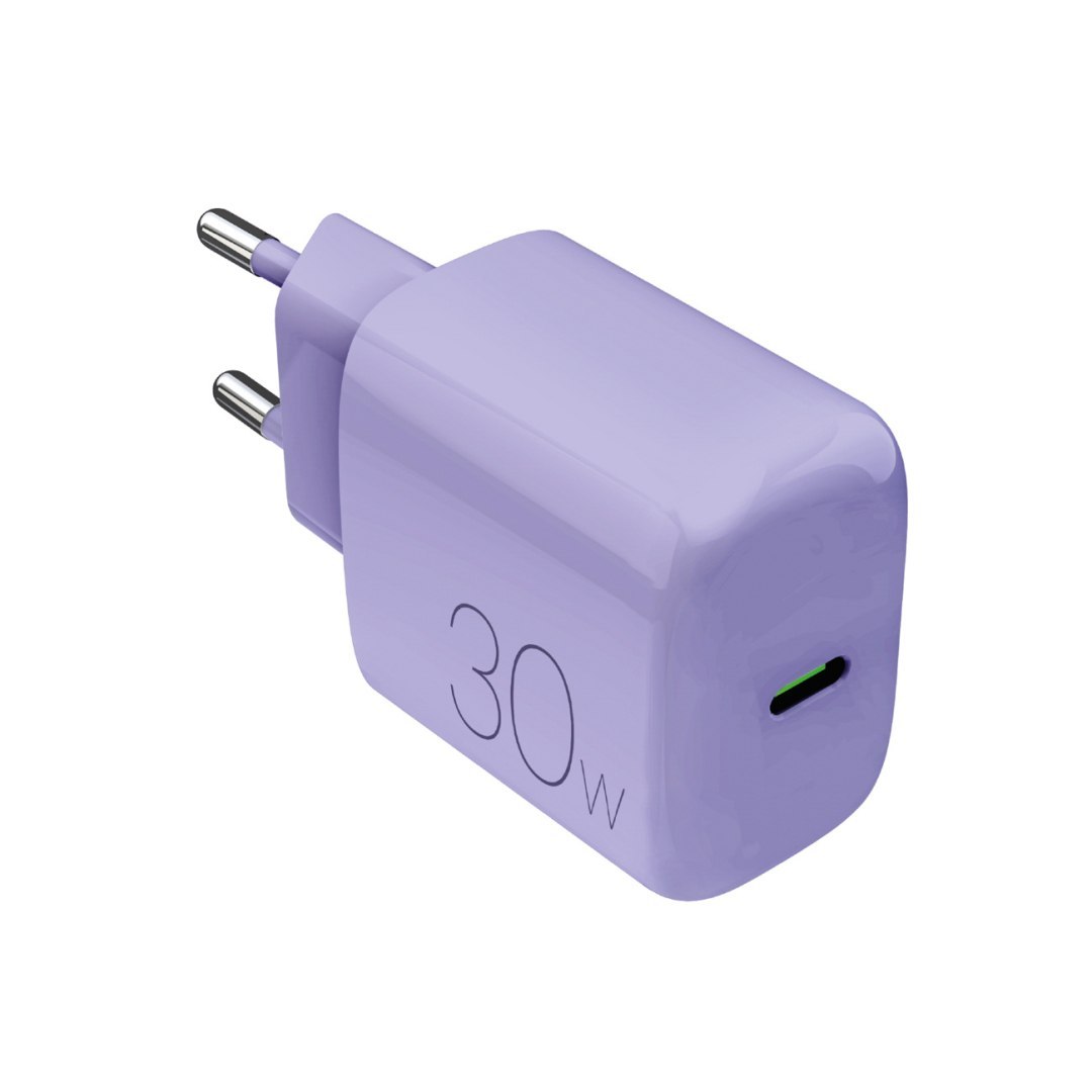 Ładowarka sieciowa USB-C Pro Lite 30W – fioletowa Ładowarka sieciowa USB-C Pro Lite 30W – fioletowa