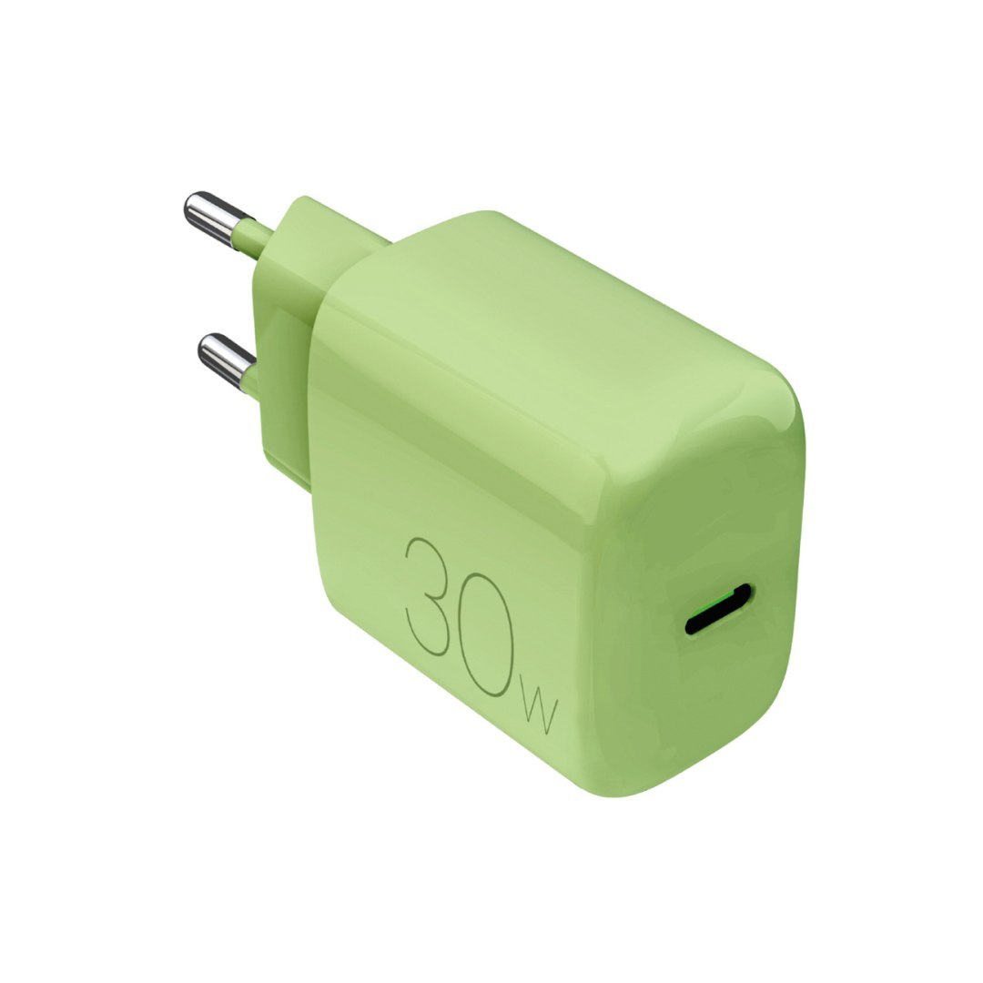 Ładowarka sieciowa USB-C Pro Lite 30W – zielona Ładowarka sieciowa USB-C Pro Lite 30W – zielona