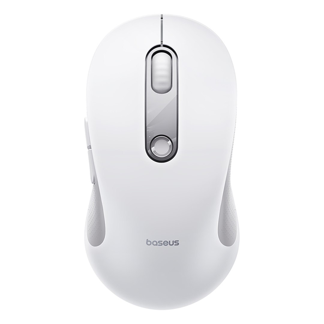 Mysz bezprzewodowa ergonomiczna USB 2.4GHz F02 – biała