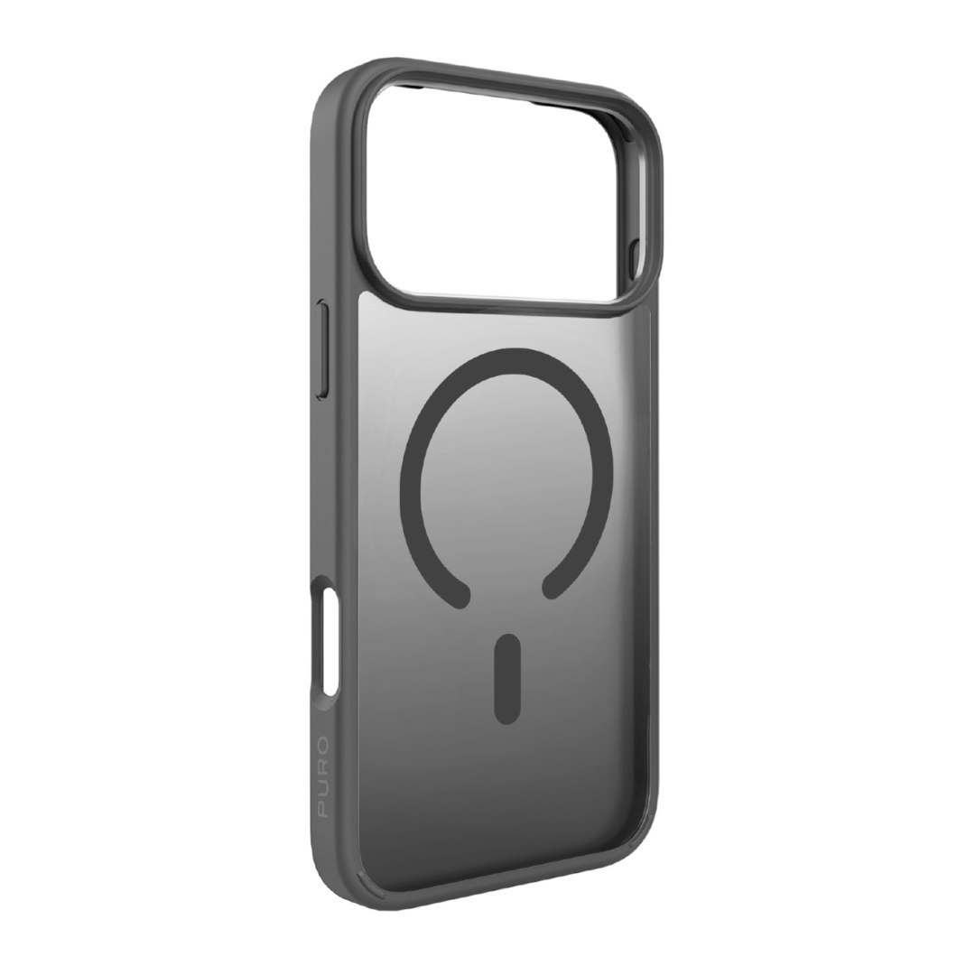 Etui case pokrowiec na iPhone 17 Pro Max TPU Gradient MagSafe – szare