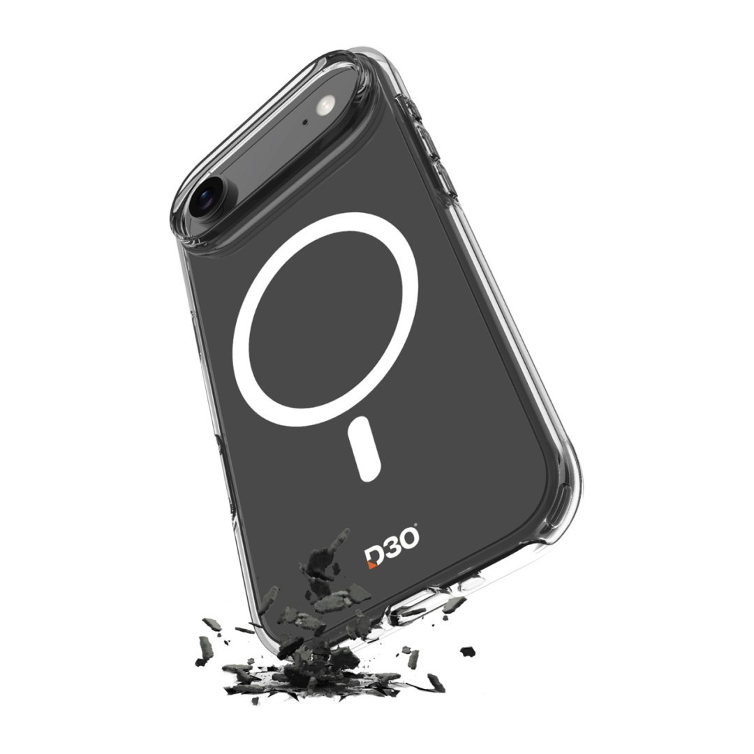 Etui pokrowiec na iPhone 17 Air TPU PC Impact Clear D3O MagSafe – przezroczyste