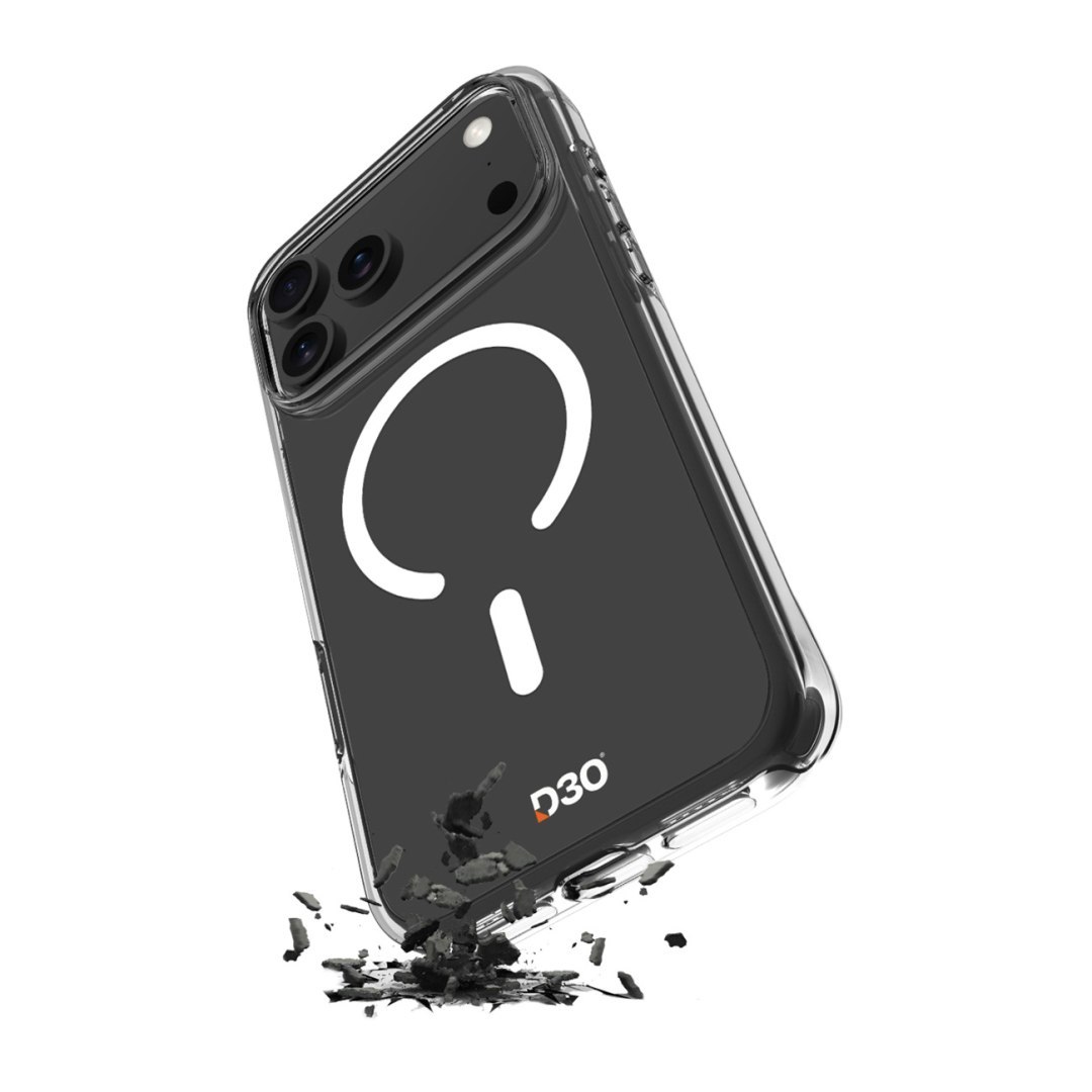 Etui pokrowiec na iPhone 17 Pro TPU PC Impact Clear D3O MagSafe – przezroczyste Etui pokrowiec na iPhone 17 Pro TPU PC Impact Clear D3O MagSafe – przezroczyste