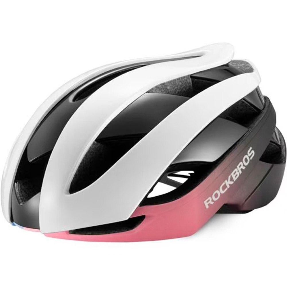 Kask rowerowy uniwersalny regulowany rozmiar L niebiesko-różowy Kask rowerowy uniwersalny regulowany rozmiar L niebiesko-różowy