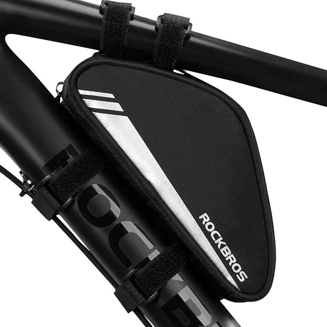 Torba rowerowa na narzędzia pompkę mocowana na ramę 0.7l – czarna