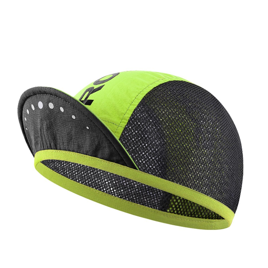 Czapka rowerowa kolarska z daszkiem pod kask – zielona