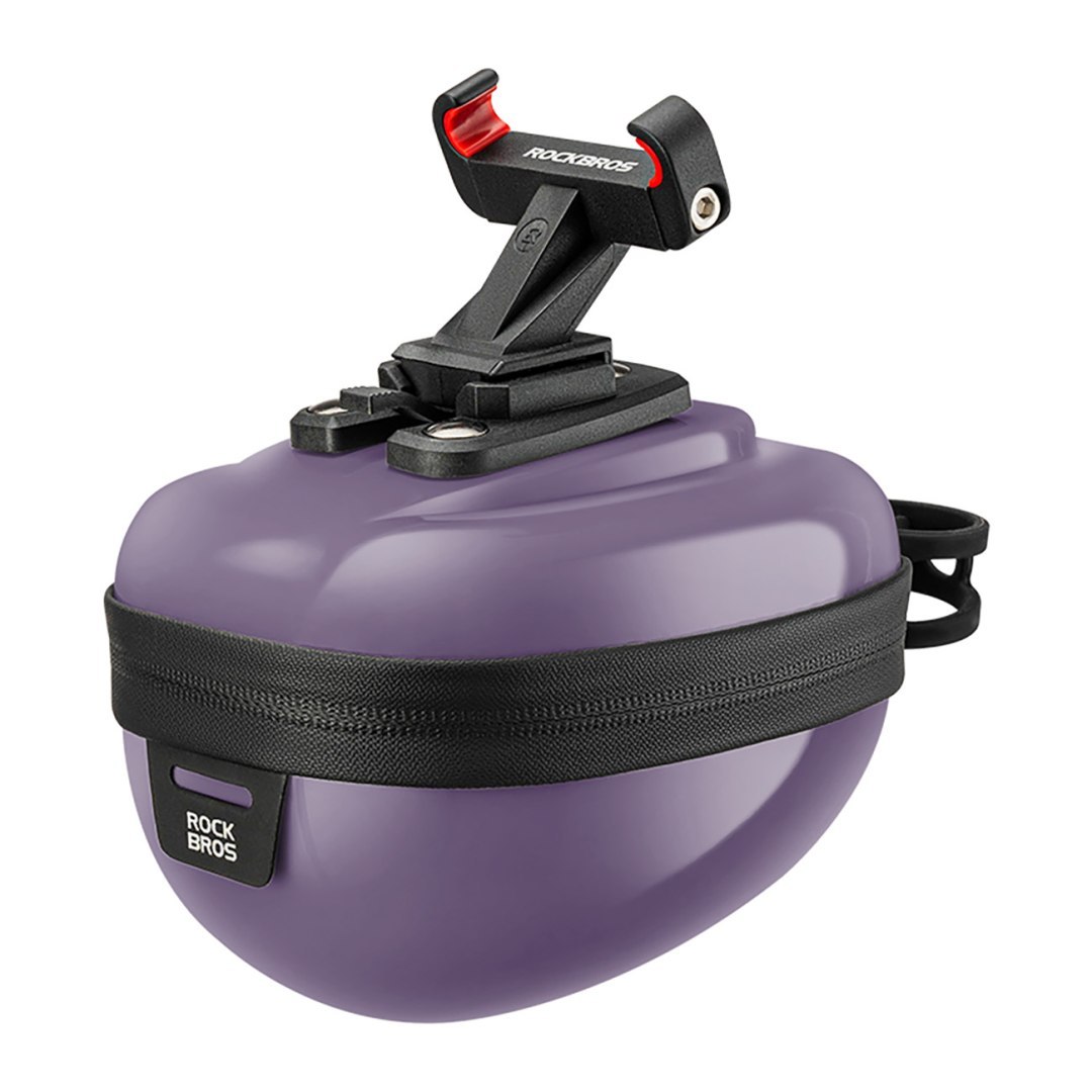 Torba rowerowa sztywna kufer podsiodłowy hard shell 0.4l – czarna
