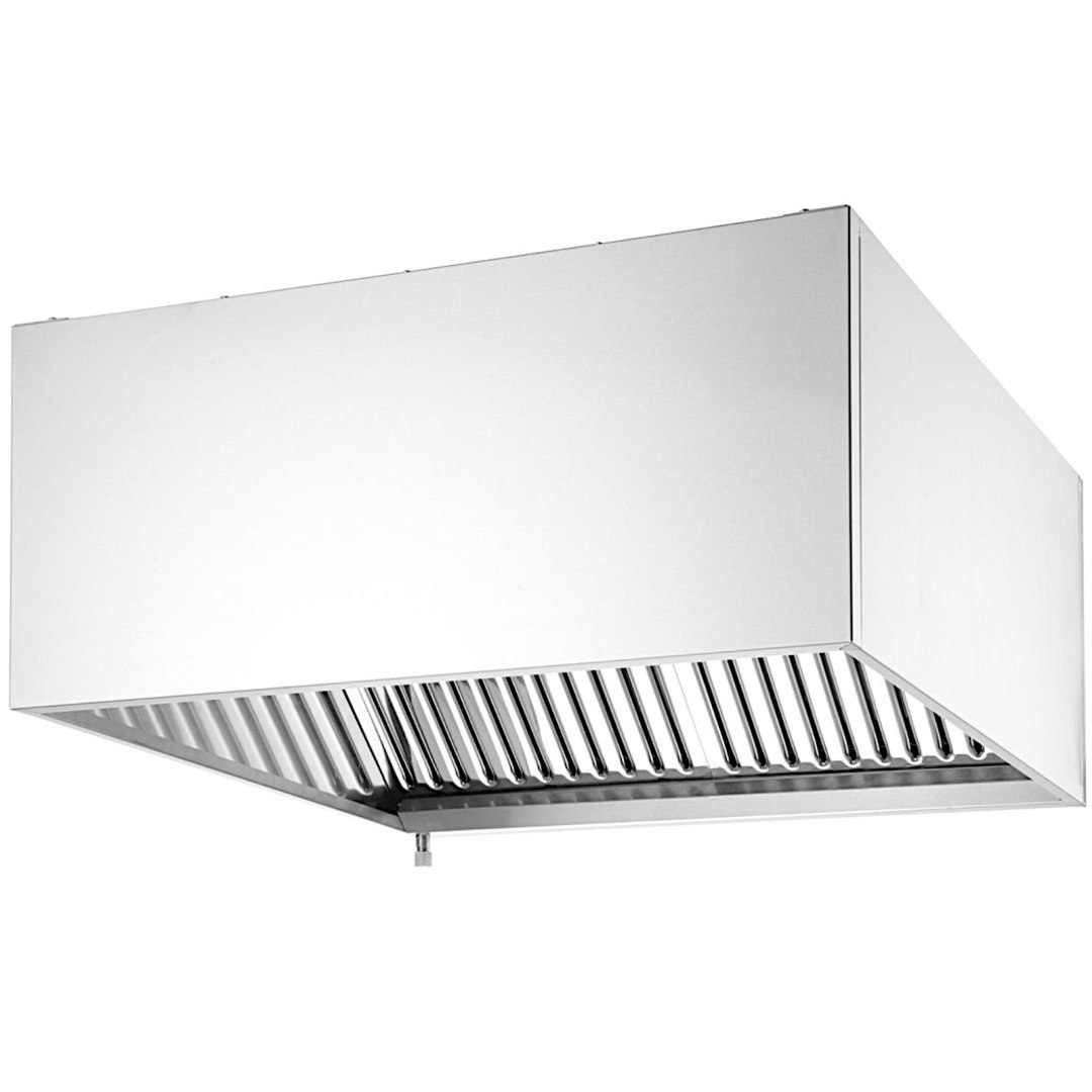 Okap pochłaniacz przyścienny skręcany STAL 1005x1000x450 mm