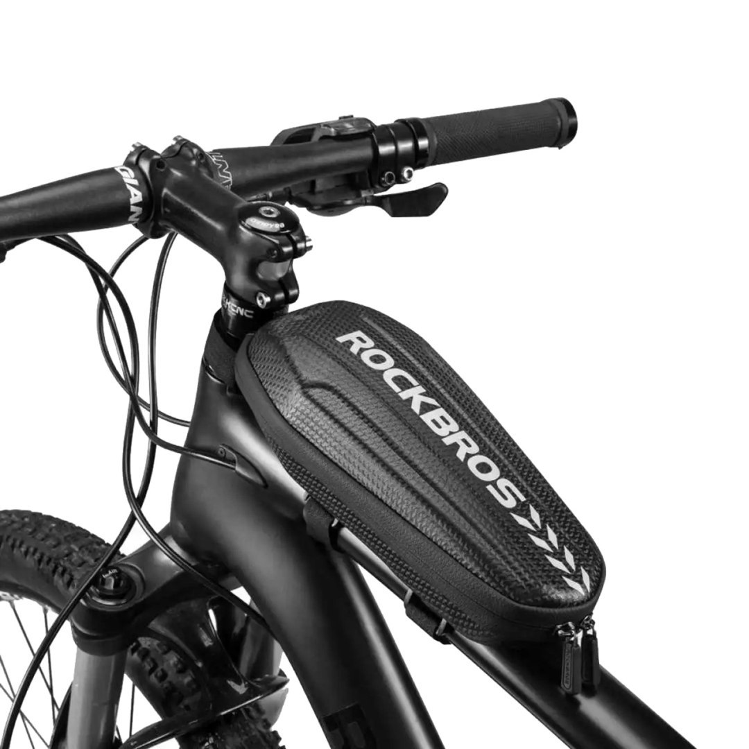 Torba wodoodporna na kierownicę lub ramę roweru hulajnogi 2 l – czarna