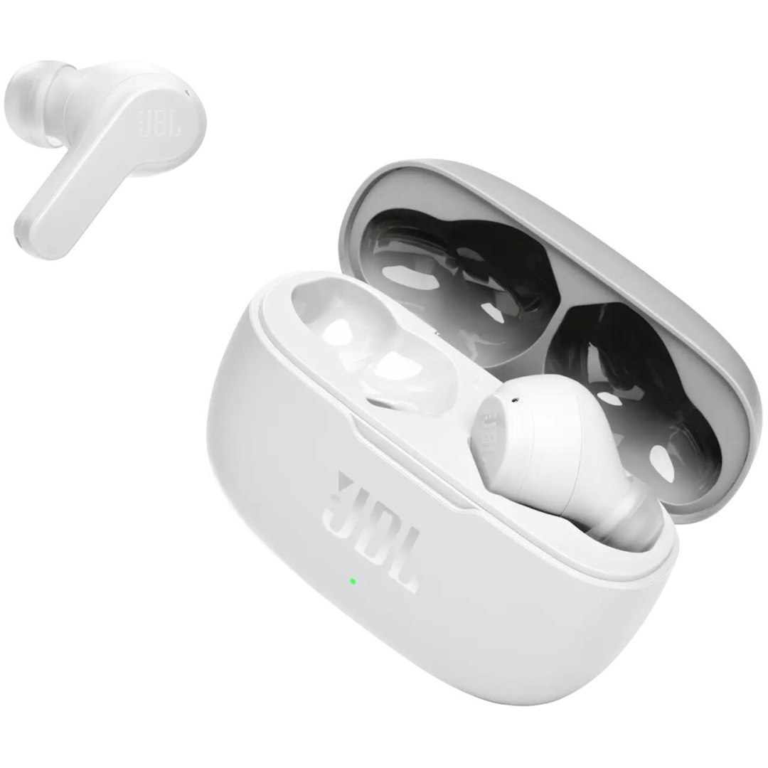 Słuchawki bezprzewodowe douszne JBL Wave 200 Bluetooth TWS – białe