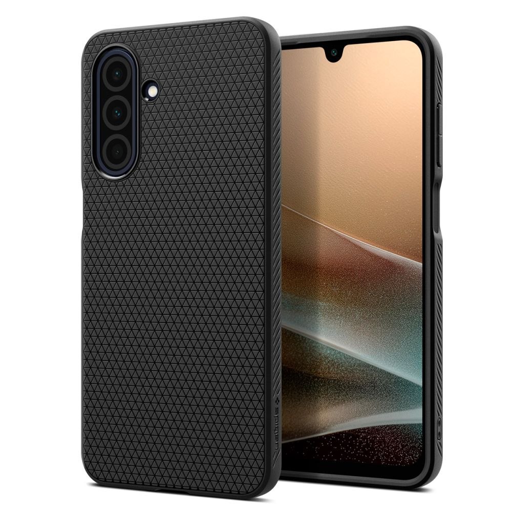 Etui pokrowiec na Samsung Galaxy A26 5G Liquid Air – czarny mat Etui pokrowiec na Samsung Galaxy A26 5G Liquid Air – czarny mat