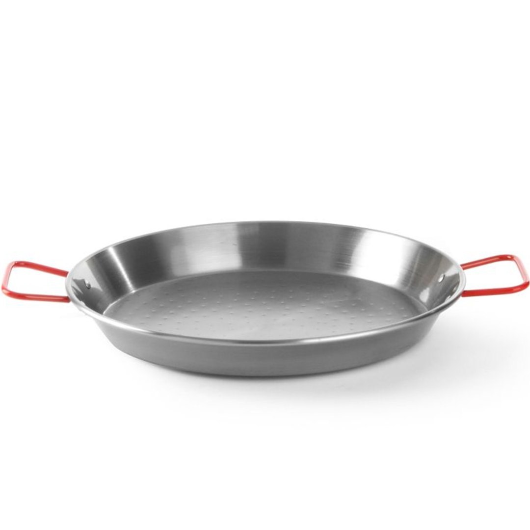 Patelnia do paelli okrągła stalowa z uchwytami śr. 380×120 mm