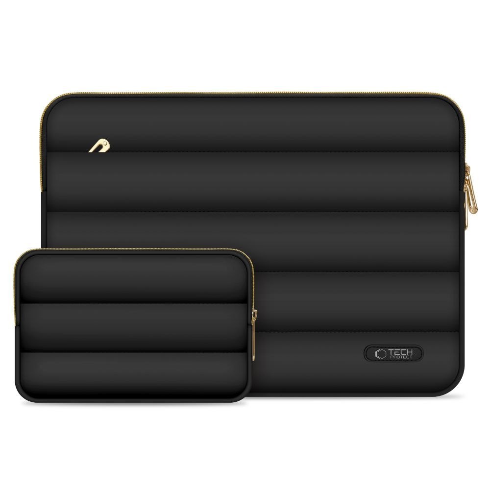 Torba pokrowiec Puffy na laptopa 13-14” + etui na akcesoria – czarny
