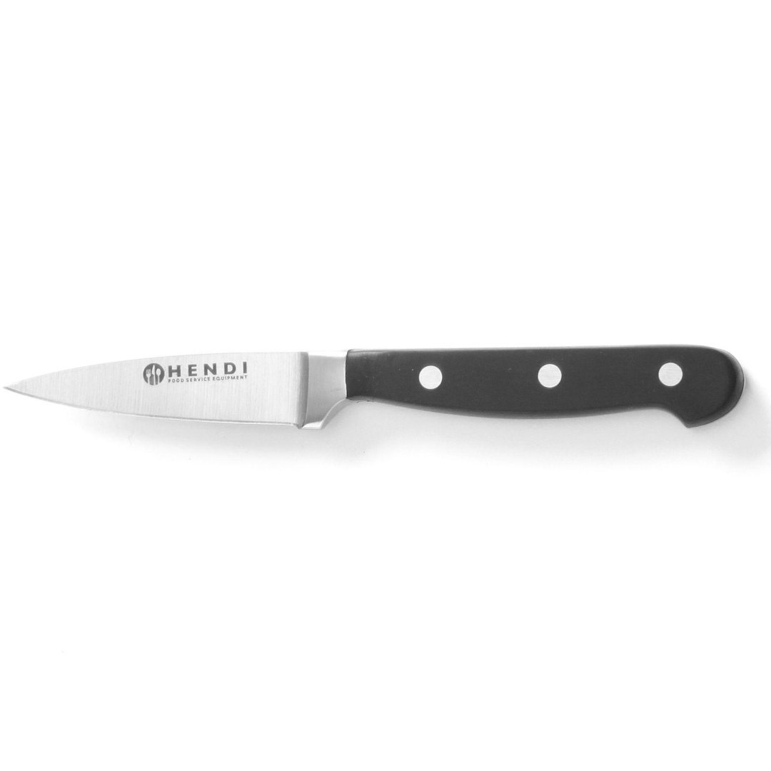 Profesjonalny nóż do obierania kuty ze stali Kitchen Line 90 mm – Hendi 781395 Profesjonalny nóż do obierania kuty ze stali Kitchen Line 90 mm – Hendi 781395