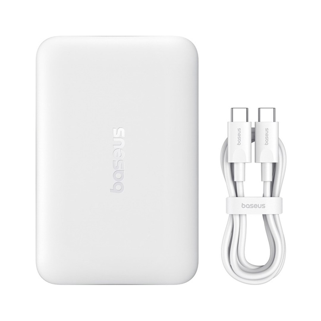 Powerbank bezprzewodowy EnerFill FM11 10000mAh 22.5W MagSafe z kablem USB-C 30cm – biały Powerbank bezprzewodowy EnerFill FM11 10000mAh 22.5W MagSafe z kablem USB-C 30cm – biały