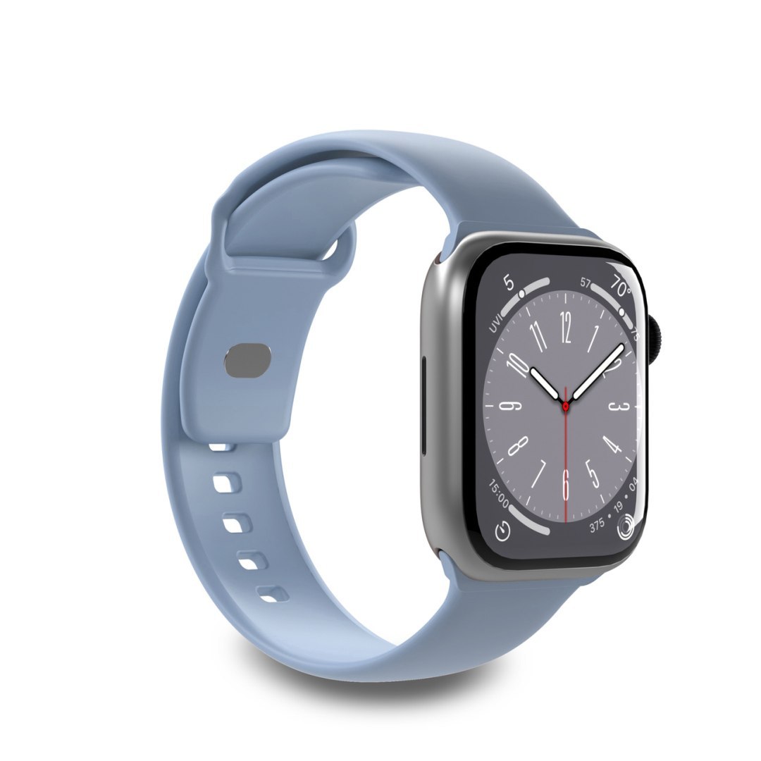 Pasek silikonowy do zegarka Apple Watch 42 44 45 49 mm Icon jasnoniebieski – 2 szt. Pasek silikonowy do zegarka Apple Watch 42 44 45 49 mm Icon jasnoniebieski – 2 szt.