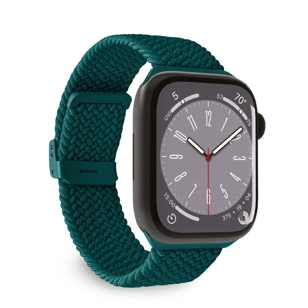 Pasek nylonowy do Apple Watch 42 44 45 49 mm Loop – ciemnozielony Pasek nylonowy do Apple Watch 42 44 45 49 mm Loop – ciemnozielony