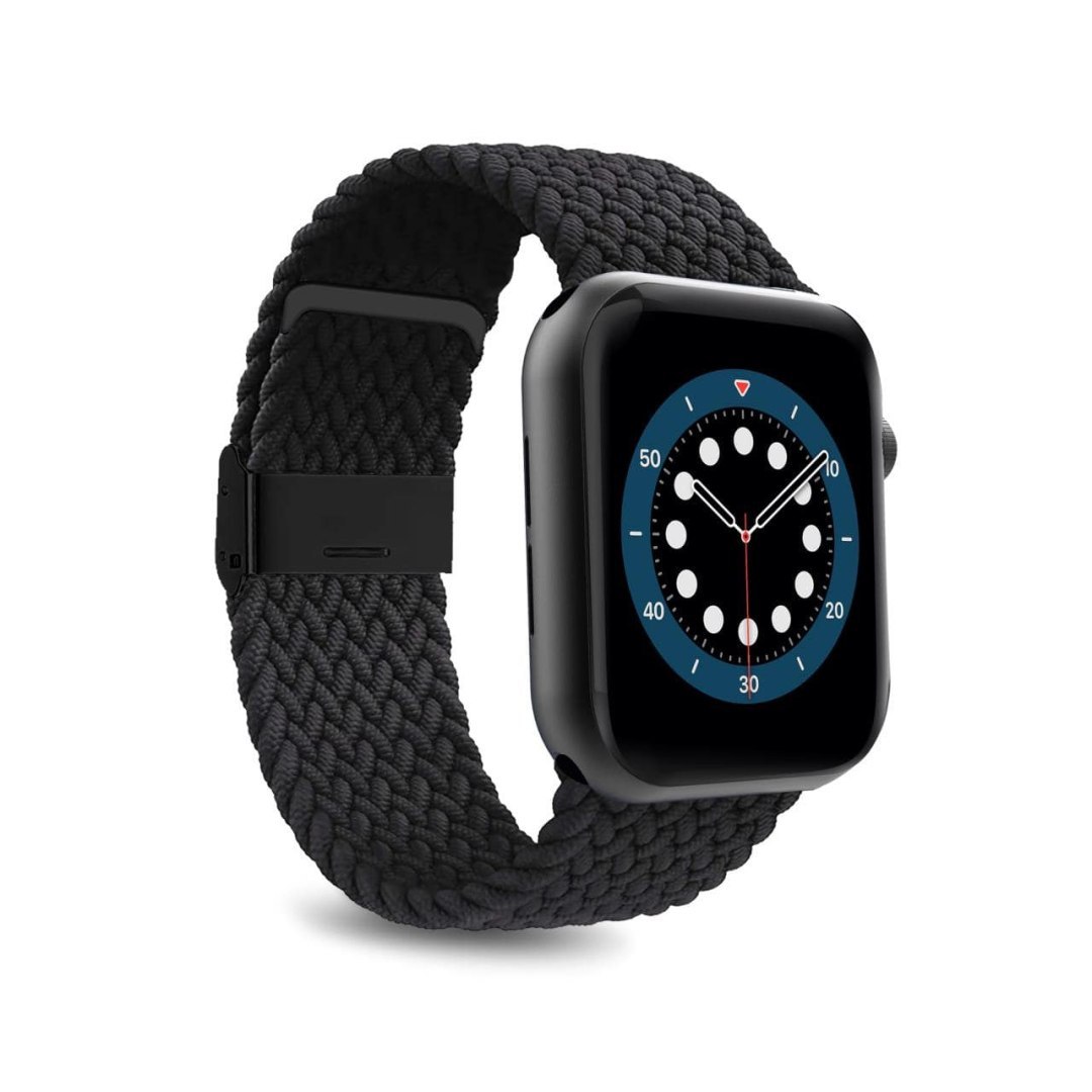 Pasek nylonowy do Apple Watch 38 40 41 mm Loop – czarny
