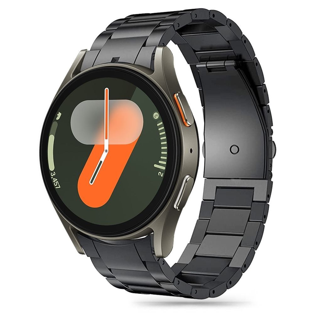 Pasek bransoleta na Samsung Galaxy Watch 4 / 5 / 5 Pro / 6 / 7 / FE Stainless – czarny