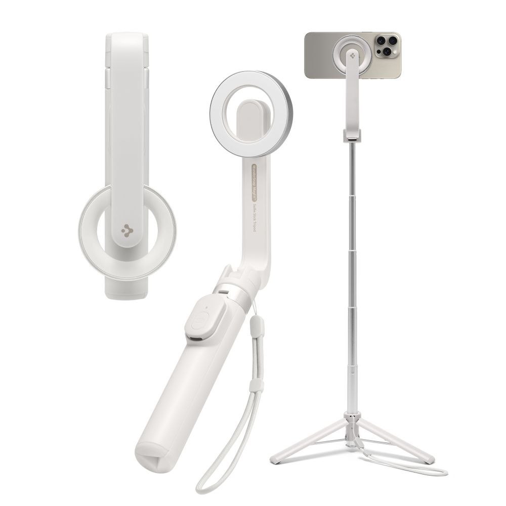 Selfie stick kijek do zdjęć z tripodem MagSafe Bluetooth – beżowy Selfie stick kijek do zdjęć z tripodem MagSafe Bluetooth – beżowy