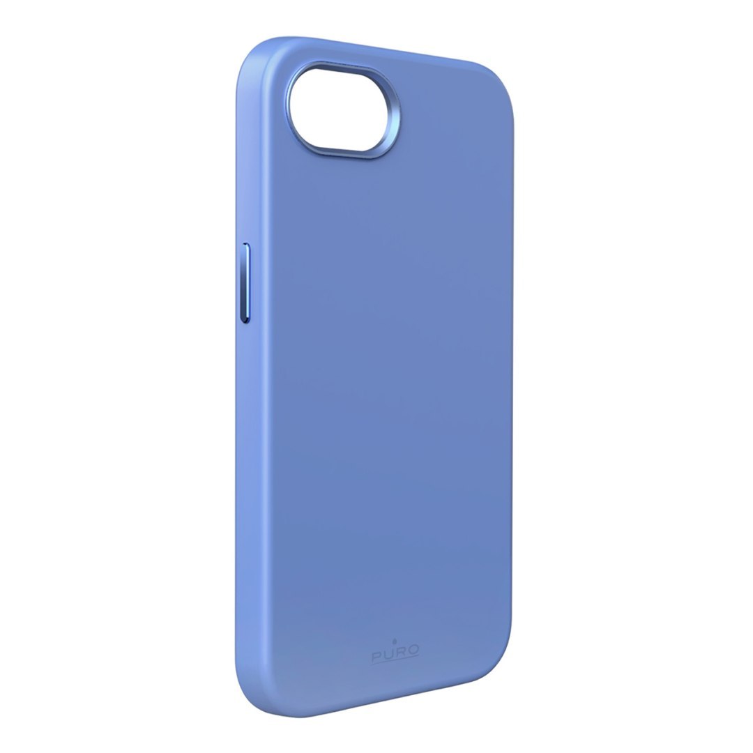 Etui silikonowe do iPhone 16e Icon Mag Pro MagSafe – niebieskie