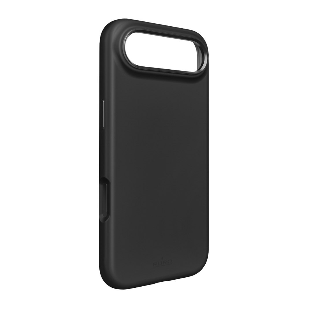 Etui silikonowe na iPhone 17 Air z ochrona aparatu aluminiowymi przyciskami MagSafe – czarne Etui silikonowe na iPhone 17 Air z ochrona aparatu aluminiowymi przyciskami MagSafe – czarne