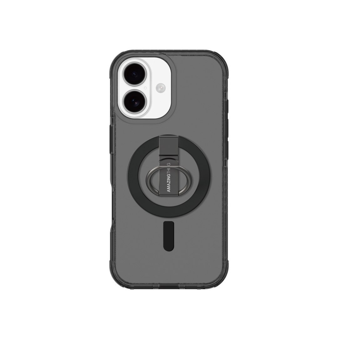 Etui case na iPhone 17 Titan Pro Grip Ring Set MagSafe – czarne Etui case na iPhone 17 Titan Pro Grip Ring Set MagSafe – czarne