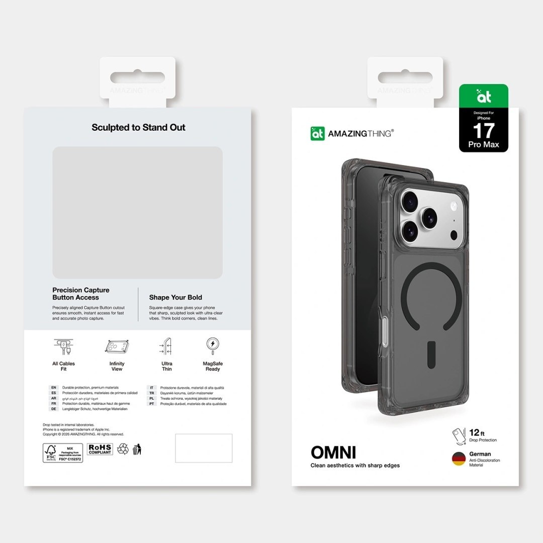Etui pokrowiec na iPhone 17 Pro Max Omni MagSafe – czarne