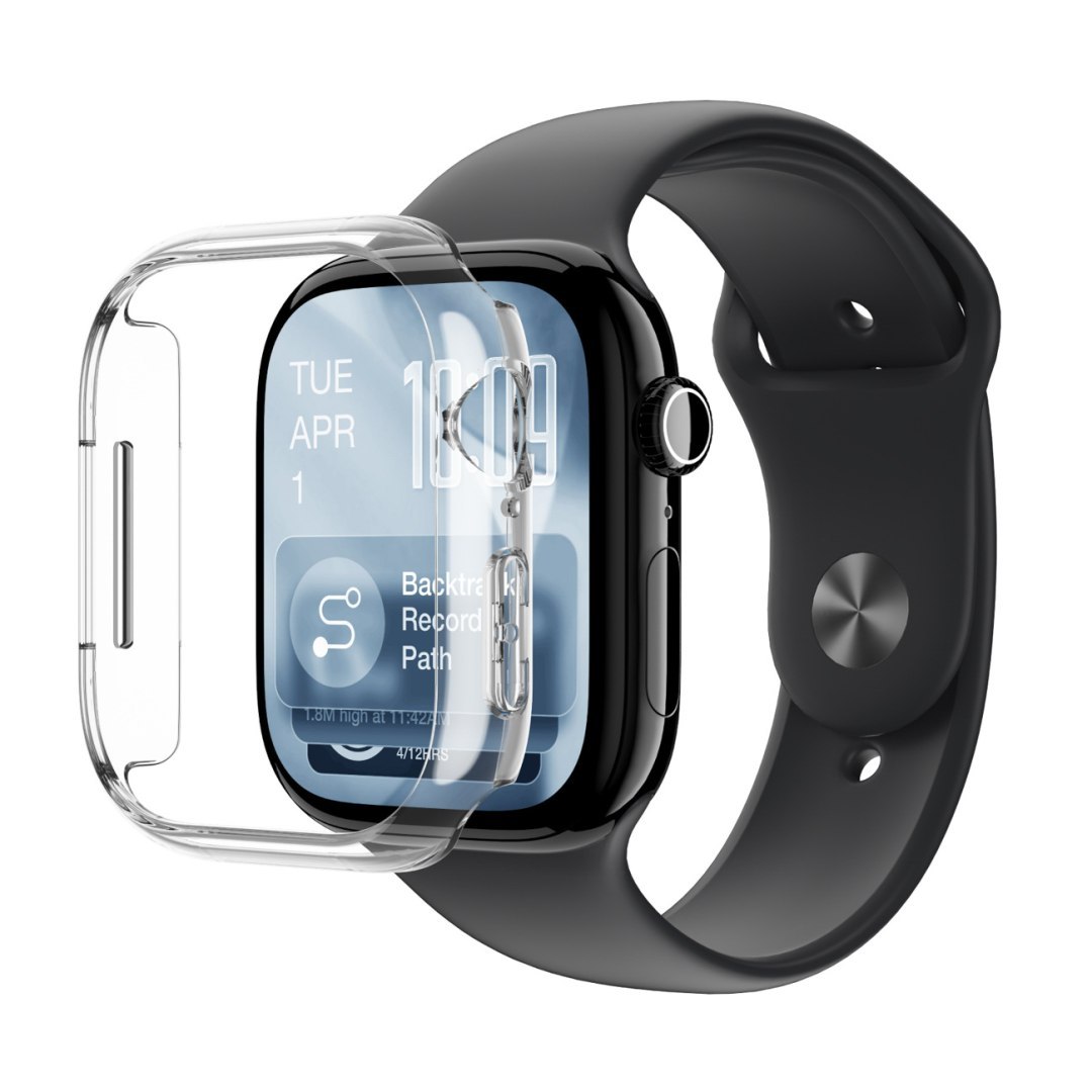 Etui ochronne na zegarek Apple Watch Series 11 46mm Minimal – przezroczyste