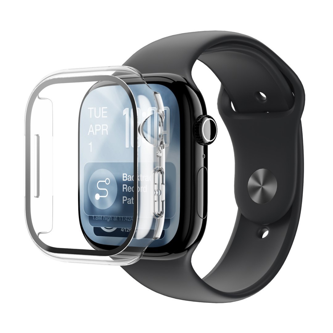 Szkło ochronne z etui na Apple Watch Series 11 42 mm Radix – przezroczyste