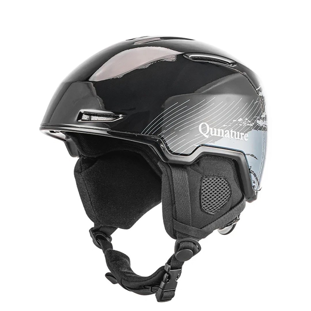 Kask narciarski snowboardowy z nausznikami rozmiar M – czarny Kask narciarski snowboardowy z nausznikami rozmiar M – czarny
