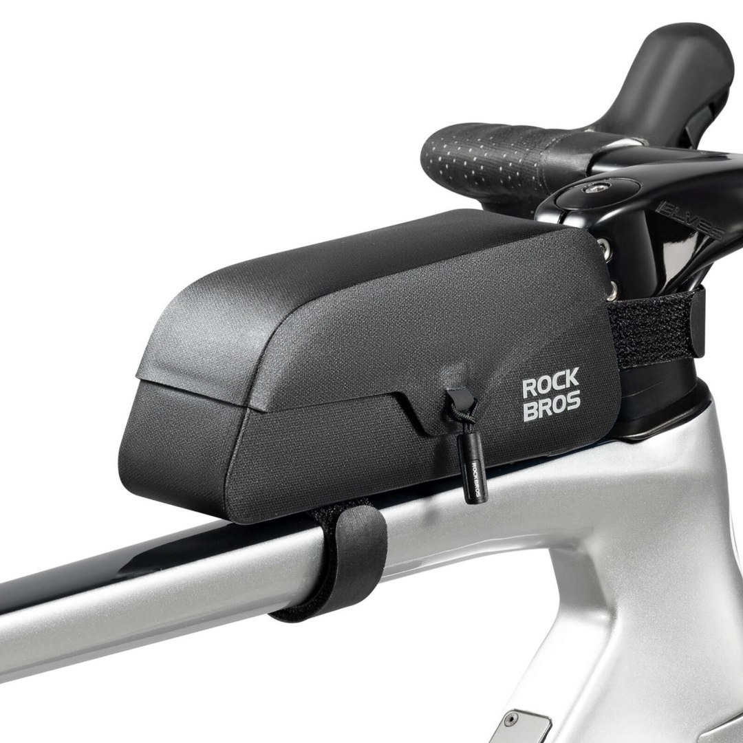 Torba rowerowa na ramę wodoodporna z magnetycznym zapięciem 0.9L – czarna