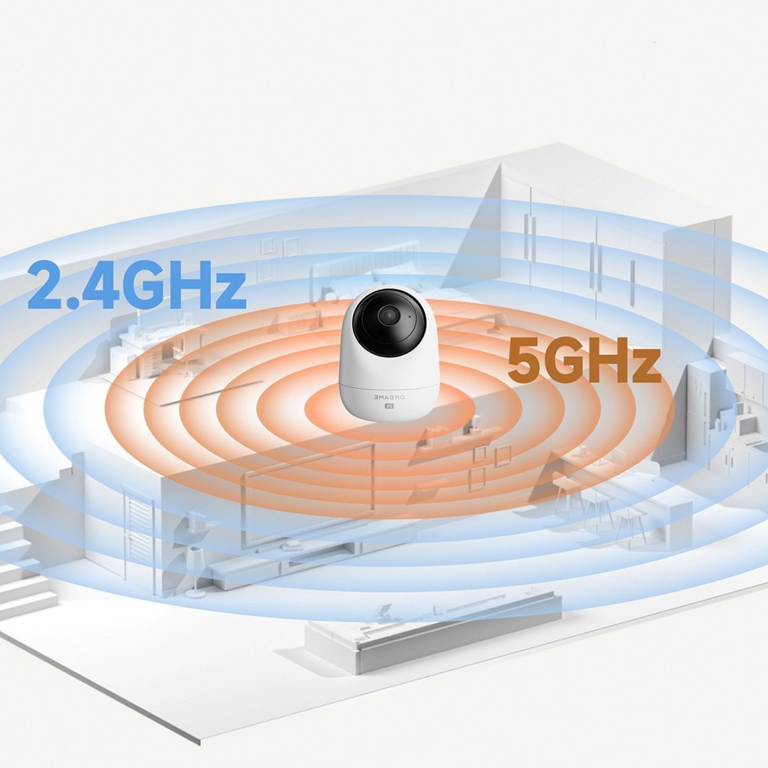 Kamera wewnętrzna do monitoringu 2K IR Wi-Fi Bluetooth – biała