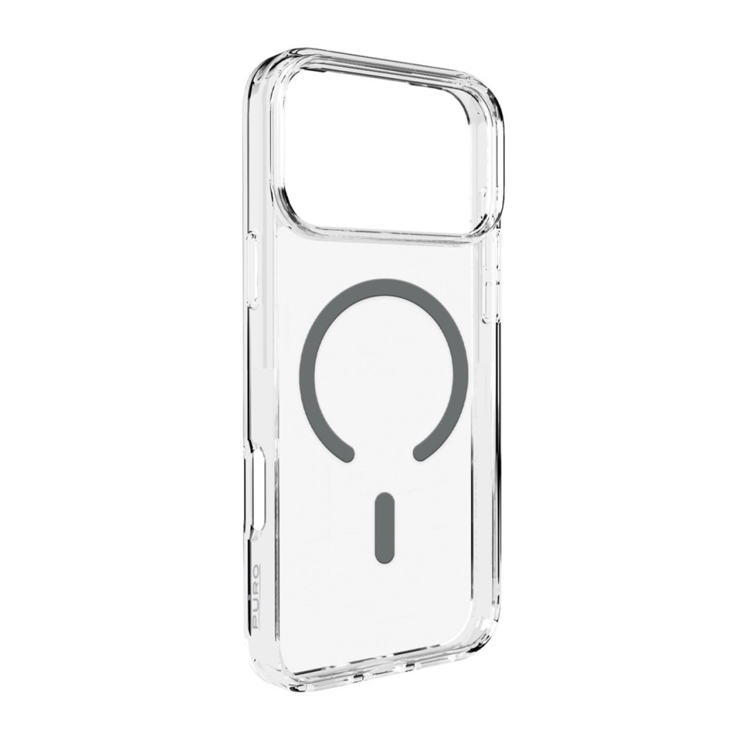 Etui pokrowiec case na iPhone 17 Pro Max Lite Mag MagSafe – przezroczyste szary pierścień Etui pokrowiec case na iPhone 17 Pro Max Lite Mag MagSafe – przezroczyste szary pierścień