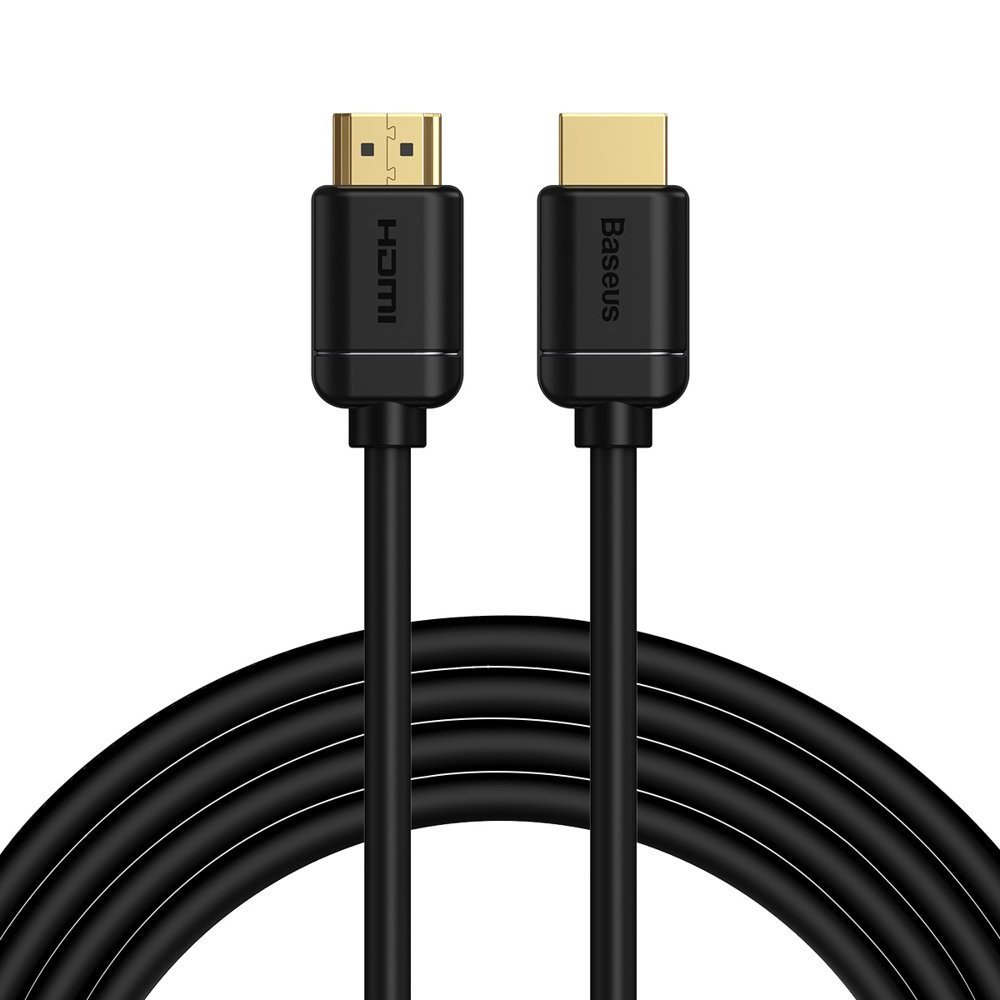 Kabel przewód HDMI 2.0 4K 60Hz 3D HDR 18Gbps 3m – czarny Kabel przewód HDMI 2.0 4K 60Hz 3D HDR 18Gbps 3m – czarny