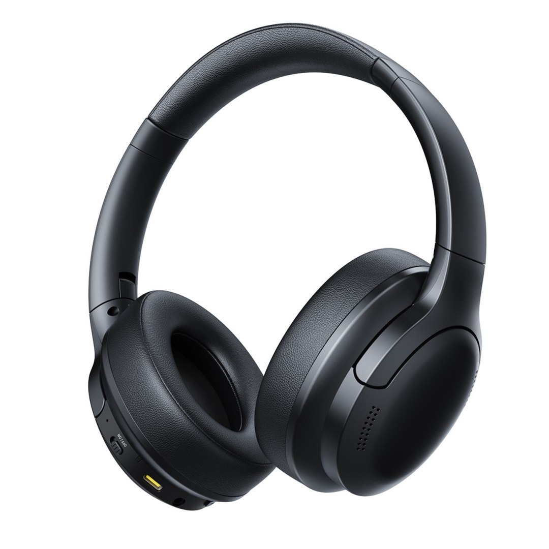 Słuchawki bezprzewodowe nauszne mocny bas Bass BH1 Bluetooth – czarne