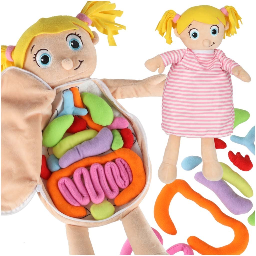 Lalka maskotka nauka anatomii dziewczynka Lalka maskotka nauka anatomii dziewczynka