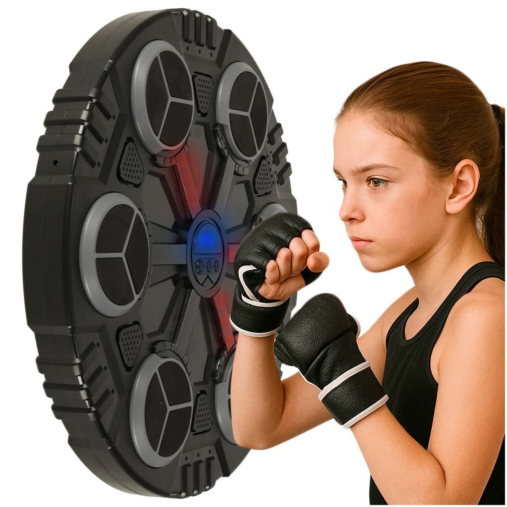 Tarcza bokserska treningowa na ścianę trenażer muzyka Bluetooth LED USB Tarcza bokserska treningowa na ścianę trenażer muzyka Bluetooth LED USB