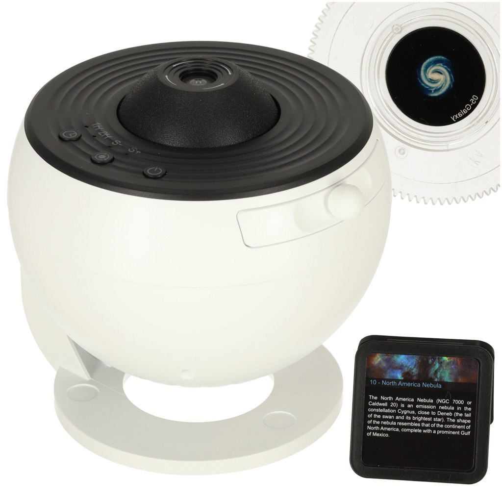 Projektor gwiazd nieba lampka nocna LED USB planetarium planety 12 dysków 360° timer Projektor gwiazd nieba lampka nocna LED USB planetarium planety 12 dysków 360° timer