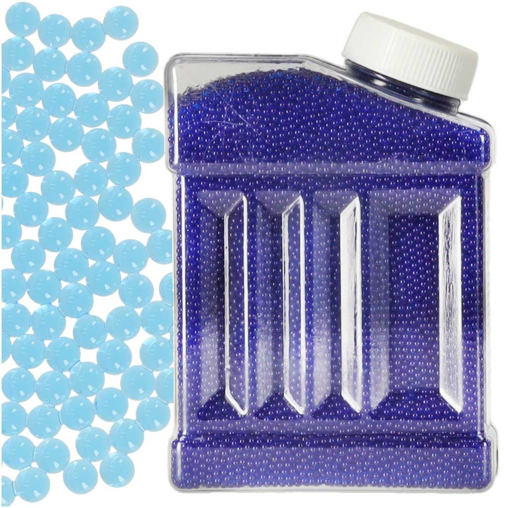 Kulki żelowe wodne hydrożelowe do kwiatów niebieskie 250g 50 000szt. 7-8mm