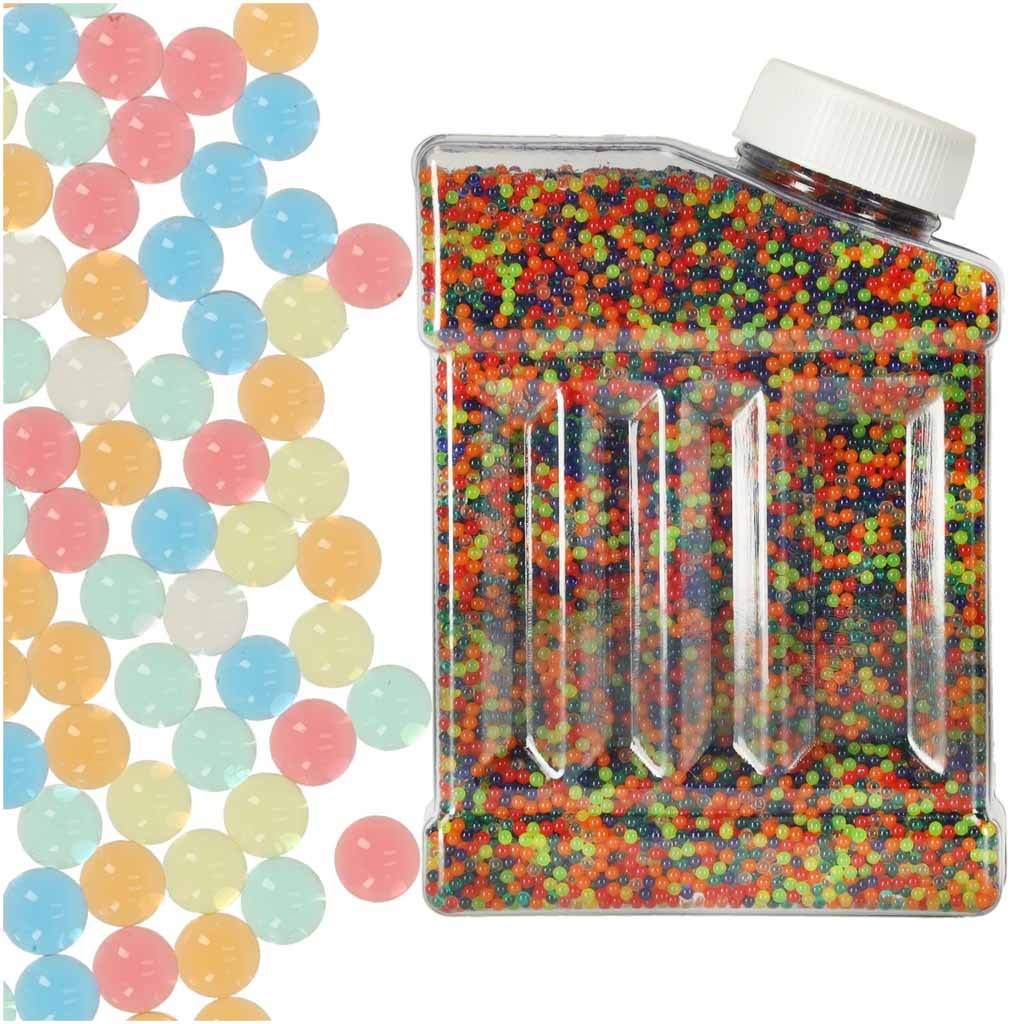 Kulki żelowe wodne hydrożelowe do kwiatów multicolor 250g 50 000szt. 7-8mm