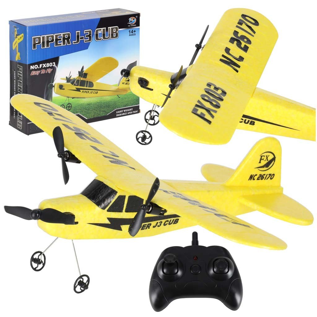 Samolot zdalnie sterowany na pilota RC FX803 Piper 150mah Samolot zdalnie sterowany na pilota RC FX803 Piper 150mah
