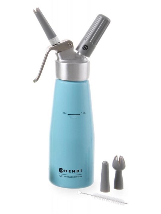 Syfon do bitej śmietany Błękitny 0,5 L – Hendi 975862