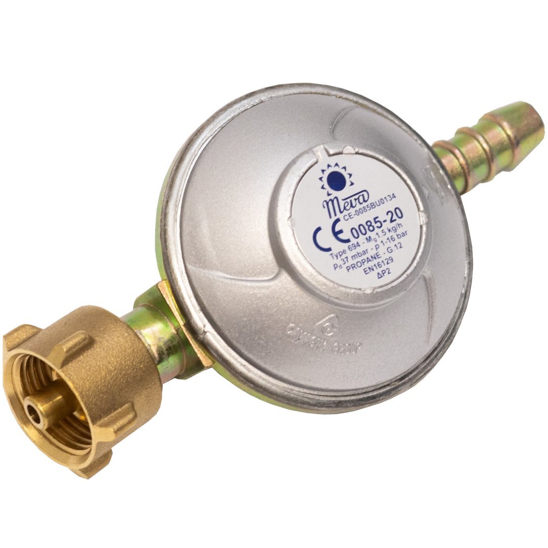 Reduktor regulator ciśnienia gazu do butli LPG Typ 694 EN16129 G12 37mbar Reduktor regulator ciśnienia gazu do butli LPG Typ 694 EN16129 G12 37mbar