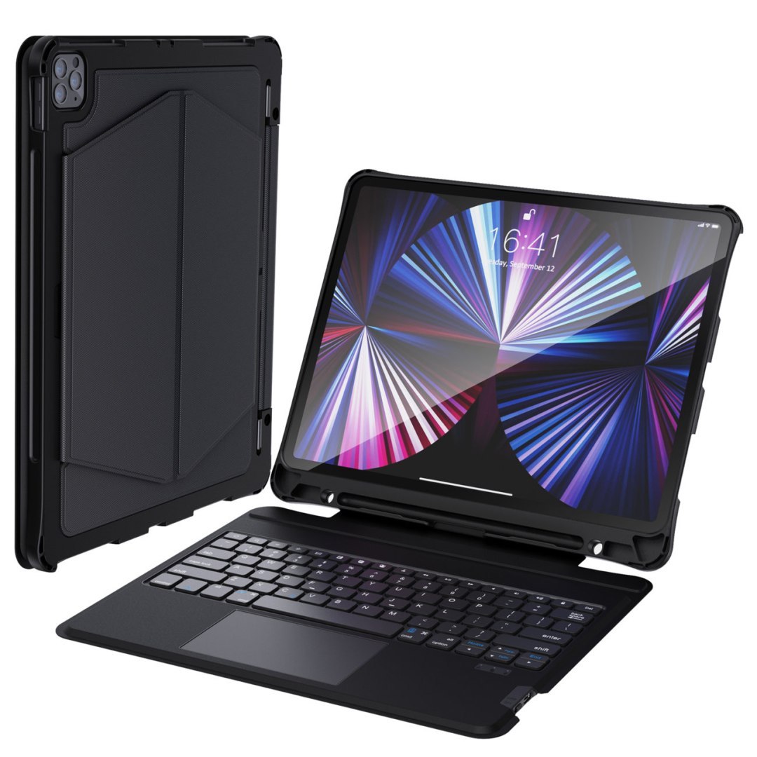 Etui pokrowiec Keyboard Case do iPad Pro 12.9″ + bezprzewodowa klawiatura Bluetooth czarny Etui pokrowiec Keyboard Case do iPad Pro 12.9″ + bezprzewodowa klawiatura Bluetooth czarny