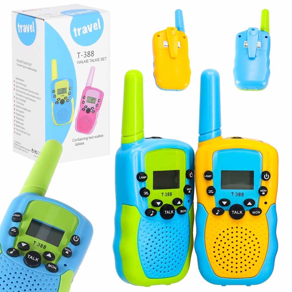 Walkie talkie krótkofalówka dla dzieci zestaw 2 sztuki Walkie talkie krótkofalówka dla dzieci zestaw 2 sztuki